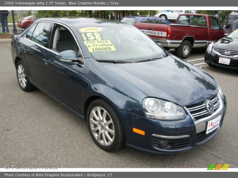 Blue Graphite Metallic / Grey 2006 Volkswagen Jetta 2.0T Sedan