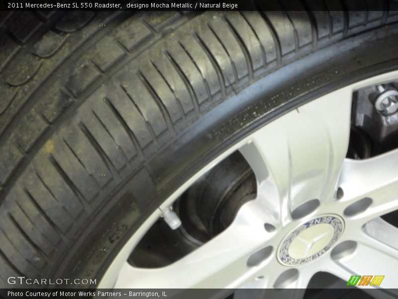 designo Mocha Metallic / Natural Beige 2011 Mercedes-Benz SL 550 Roadster