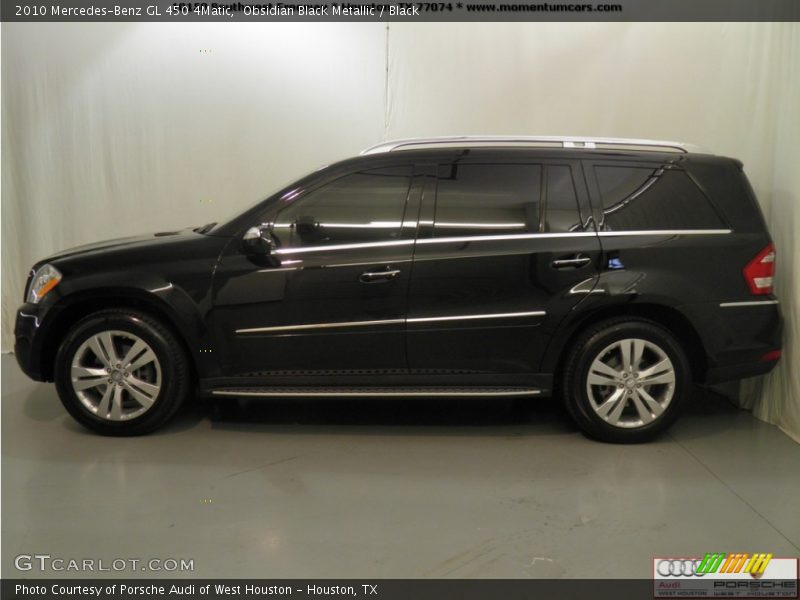 Obsidian Black Metallic / Black 2010 Mercedes-Benz GL 450 4Matic