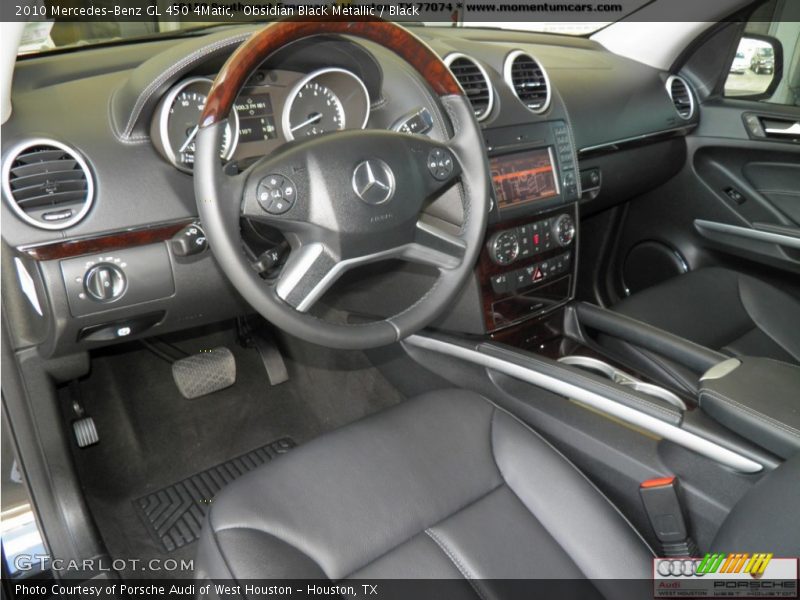 Obsidian Black Metallic / Black 2010 Mercedes-Benz GL 450 4Matic