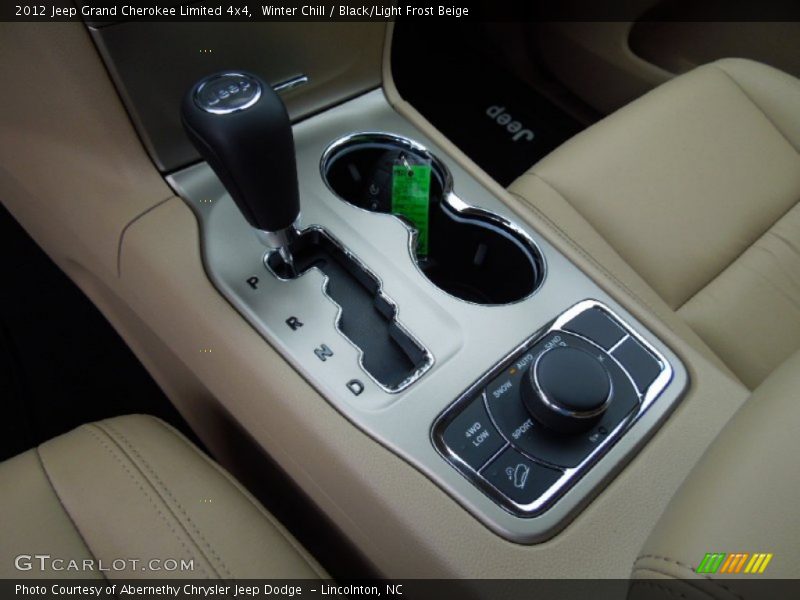Winter Chill / Black/Light Frost Beige 2012 Jeep Grand Cherokee Limited 4x4
