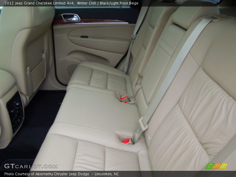 Winter Chill / Black/Light Frost Beige 2012 Jeep Grand Cherokee Limited 4x4