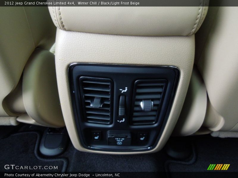 Winter Chill / Black/Light Frost Beige 2012 Jeep Grand Cherokee Limited 4x4
