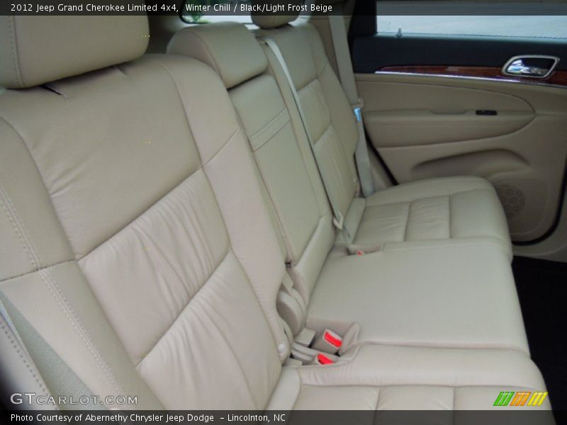 Winter Chill / Black/Light Frost Beige 2012 Jeep Grand Cherokee Limited 4x4