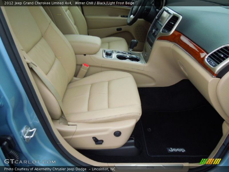 Winter Chill / Black/Light Frost Beige 2012 Jeep Grand Cherokee Limited 4x4