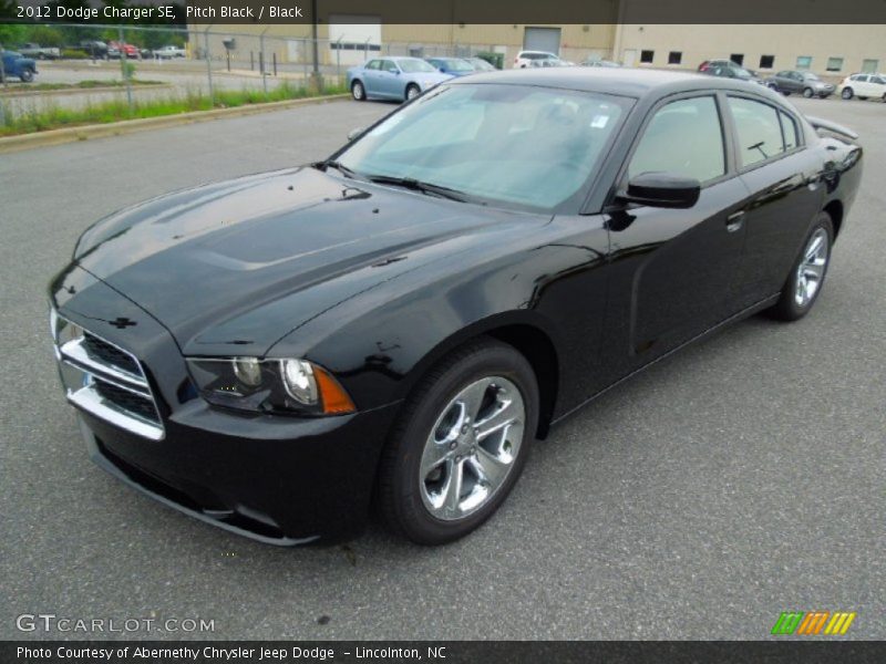 Pitch Black / Black 2012 Dodge Charger SE
