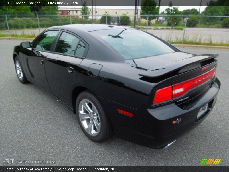 Pitch Black / Black 2012 Dodge Charger SE