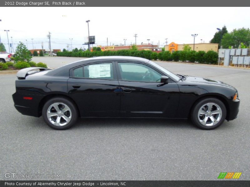 Pitch Black / Black 2012 Dodge Charger SE