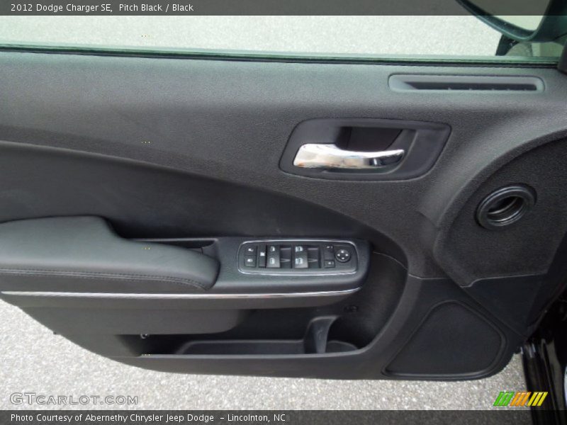 Pitch Black / Black 2012 Dodge Charger SE