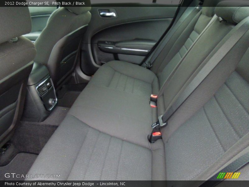 Pitch Black / Black 2012 Dodge Charger SE