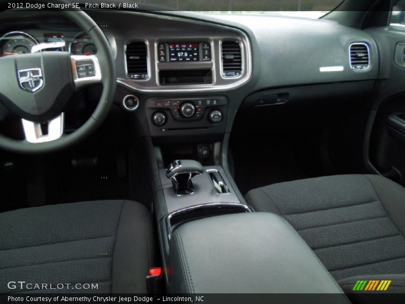 Pitch Black / Black 2012 Dodge Charger SE