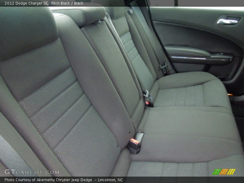 Pitch Black / Black 2012 Dodge Charger SE