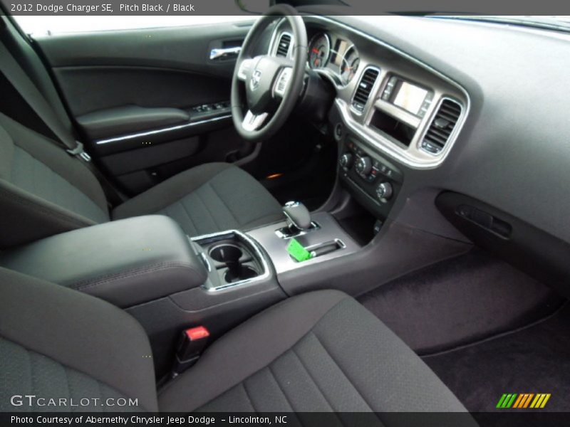 Pitch Black / Black 2012 Dodge Charger SE