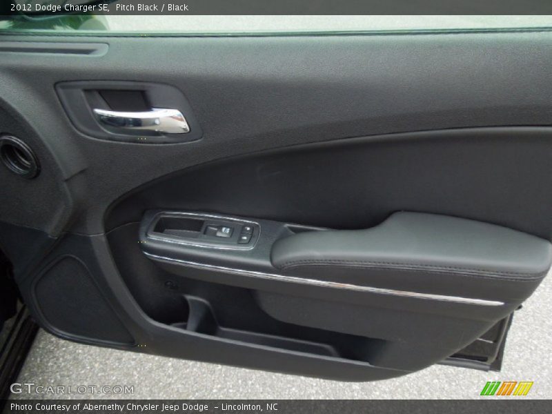 Pitch Black / Black 2012 Dodge Charger SE