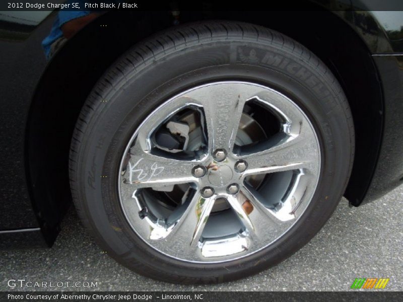 Pitch Black / Black 2012 Dodge Charger SE