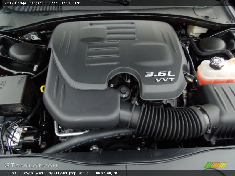 Pitch Black / Black 2012 Dodge Charger SE