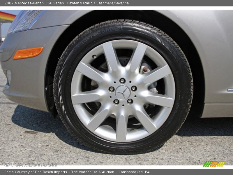  2007 S 550 Sedan Wheel