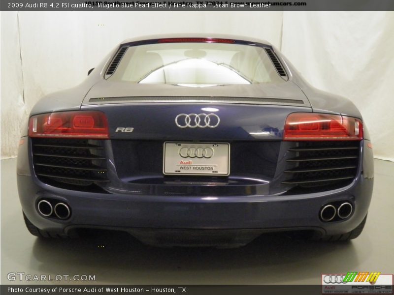 Mugello Blue Pearl Effect / Fine Nappa Tuscan Brown Leather 2009 Audi R8 4.2 FSI quattro