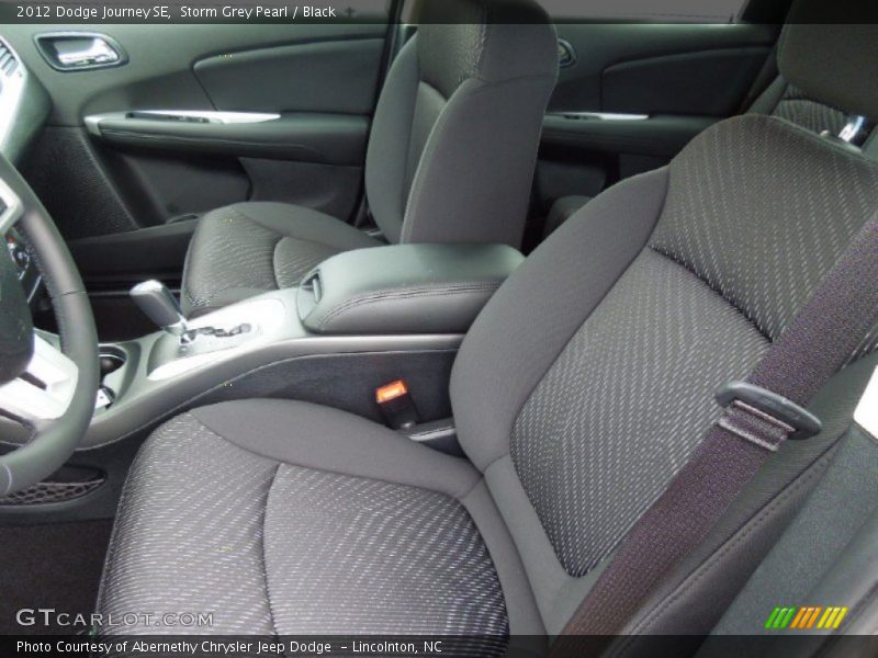 Storm Grey Pearl / Black 2012 Dodge Journey SE