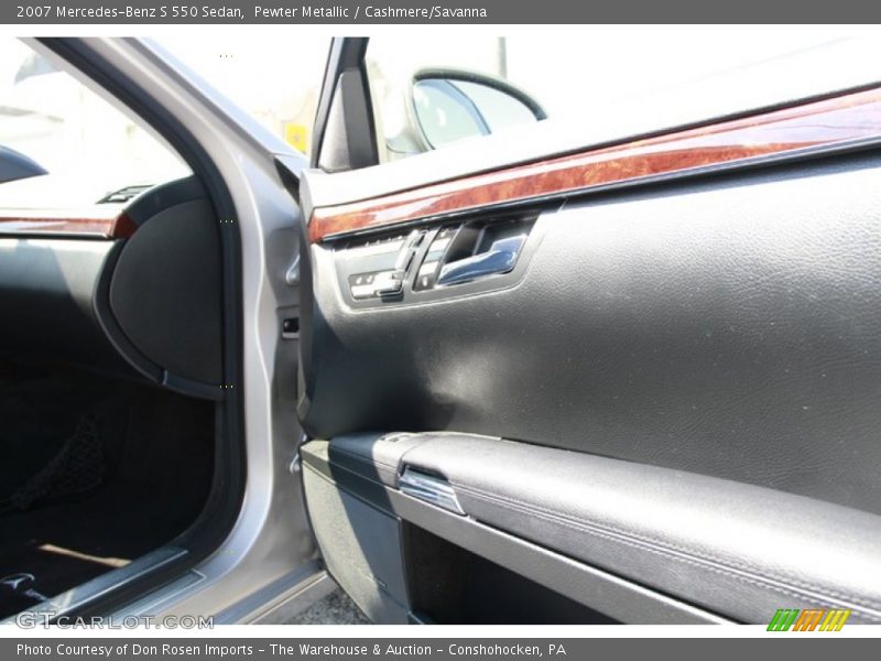 Pewter Metallic / Cashmere/Savanna 2007 Mercedes-Benz S 550 Sedan
