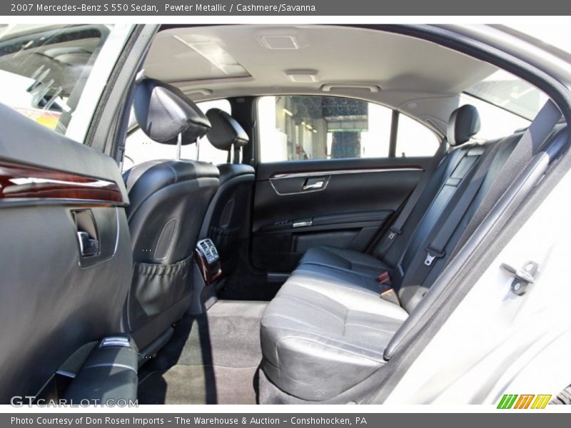 Pewter Metallic / Cashmere/Savanna 2007 Mercedes-Benz S 550 Sedan