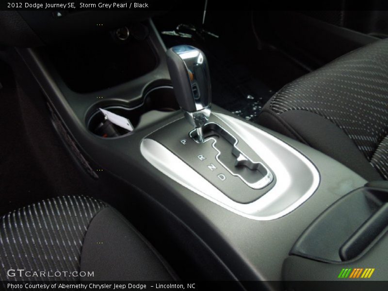 Storm Grey Pearl / Black 2012 Dodge Journey SE