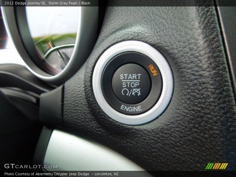 Storm Grey Pearl / Black 2012 Dodge Journey SE