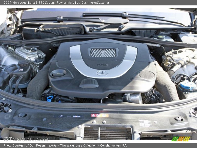  2007 S 550 Sedan Engine - 5.5 Liter DOHC 32-Valve V8
