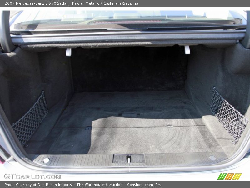 Pewter Metallic / Cashmere/Savanna 2007 Mercedes-Benz S 550 Sedan