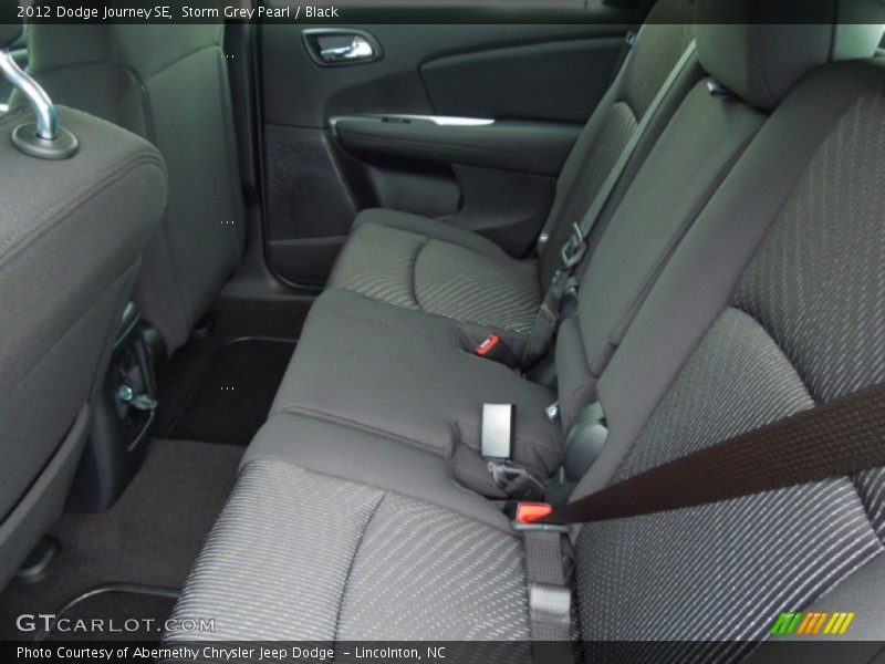 Storm Grey Pearl / Black 2012 Dodge Journey SE