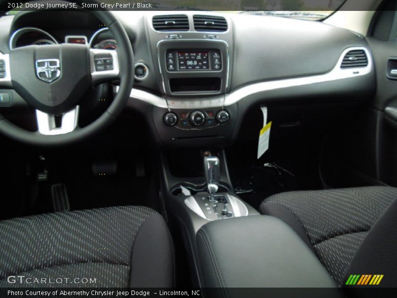 Storm Grey Pearl / Black 2012 Dodge Journey SE