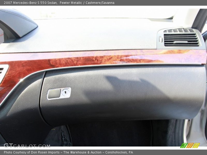 Pewter Metallic / Cashmere/Savanna 2007 Mercedes-Benz S 550 Sedan