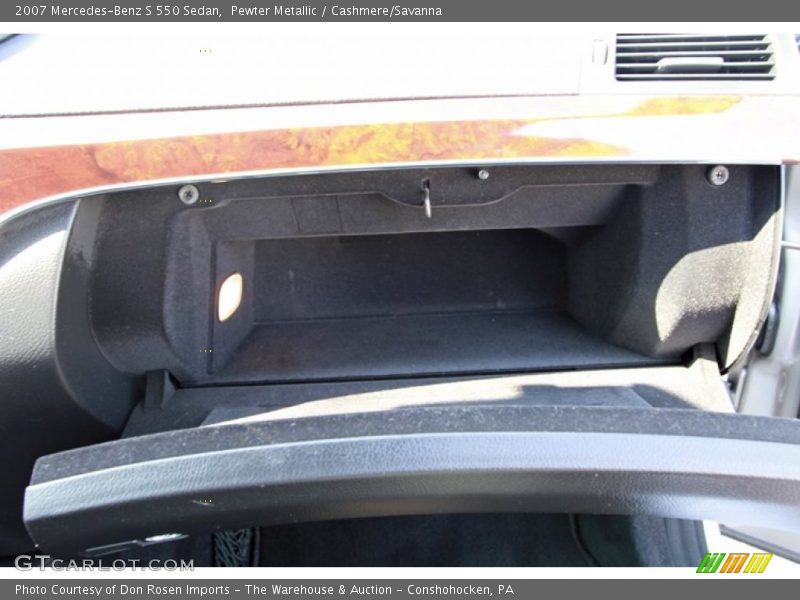 Pewter Metallic / Cashmere/Savanna 2007 Mercedes-Benz S 550 Sedan