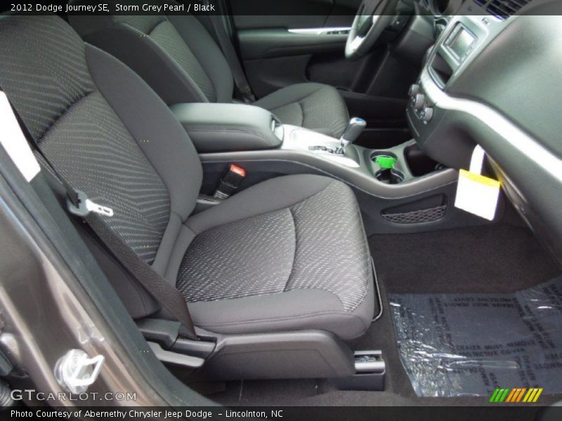 Storm Grey Pearl / Black 2012 Dodge Journey SE