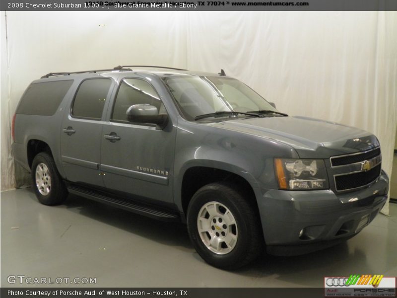 Blue Granite Metallic / Ebony 2008 Chevrolet Suburban 1500 LT