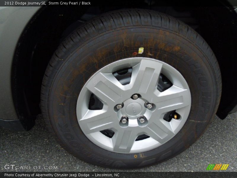 Storm Grey Pearl / Black 2012 Dodge Journey SE