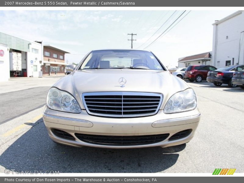 Pewter Metallic / Cashmere/Savanna 2007 Mercedes-Benz S 550 Sedan