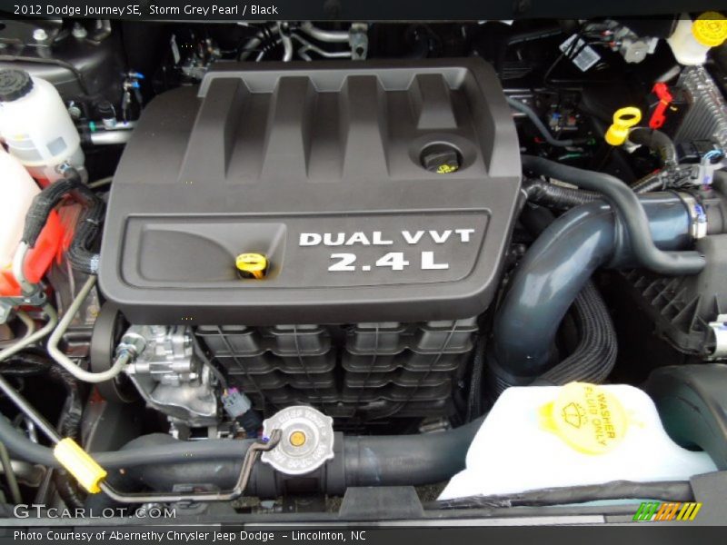 Storm Grey Pearl / Black 2012 Dodge Journey SE