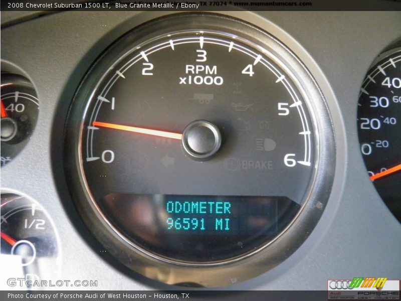 Blue Granite Metallic / Ebony 2008 Chevrolet Suburban 1500 LT