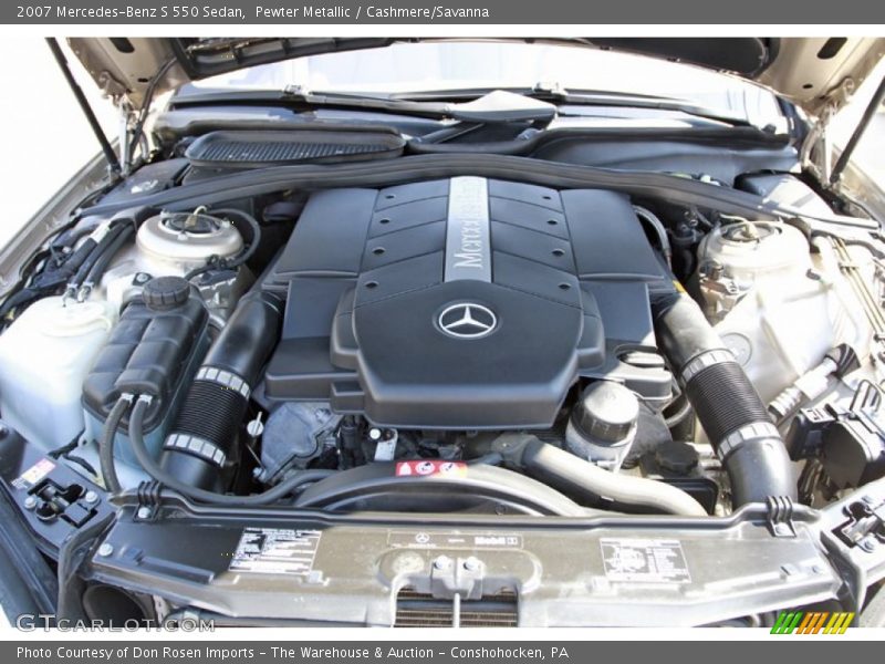  2007 S 550 Sedan Engine - 5.5 Liter DOHC 32-Valve V8