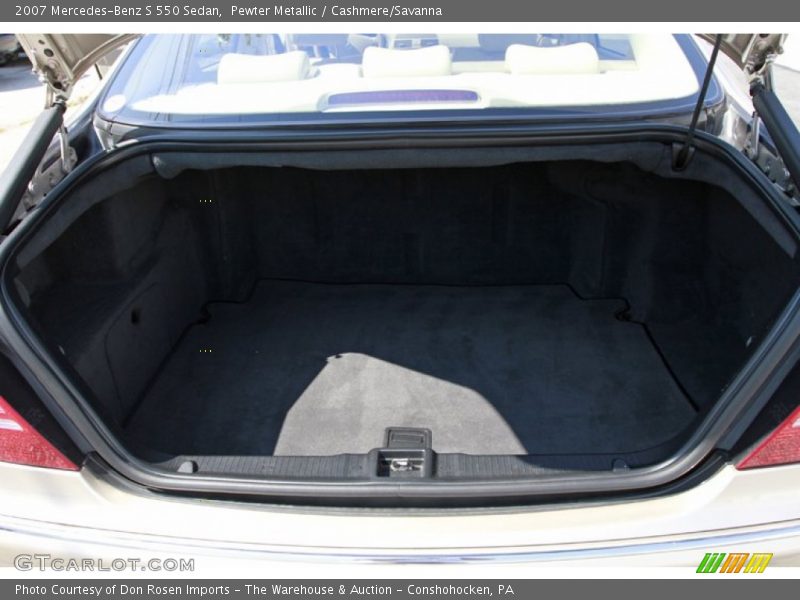 Pewter Metallic / Cashmere/Savanna 2007 Mercedes-Benz S 550 Sedan