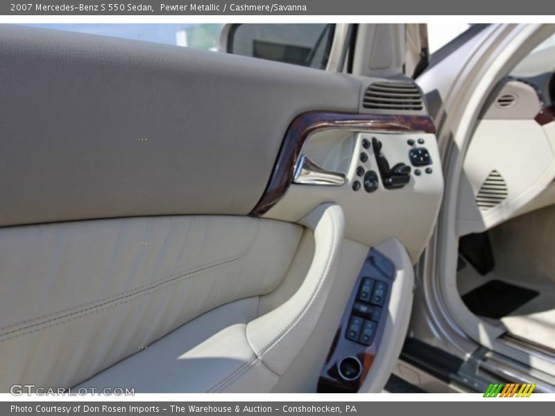 Controls of 2007 S 550 Sedan
