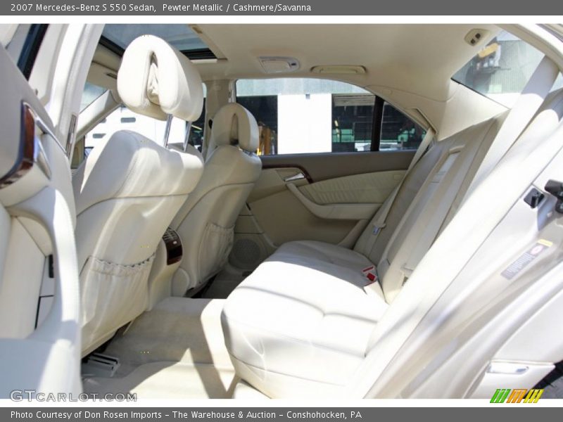 Pewter Metallic / Cashmere/Savanna 2007 Mercedes-Benz S 550 Sedan
