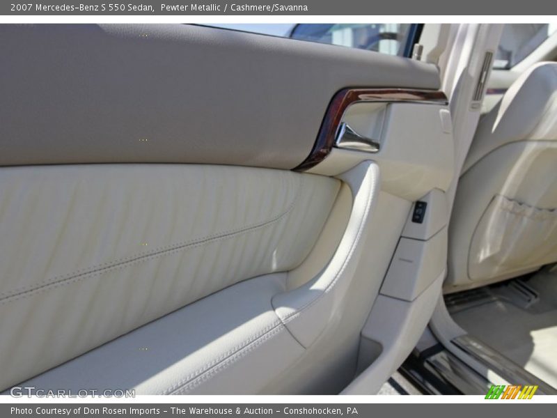 Pewter Metallic / Cashmere/Savanna 2007 Mercedes-Benz S 550 Sedan