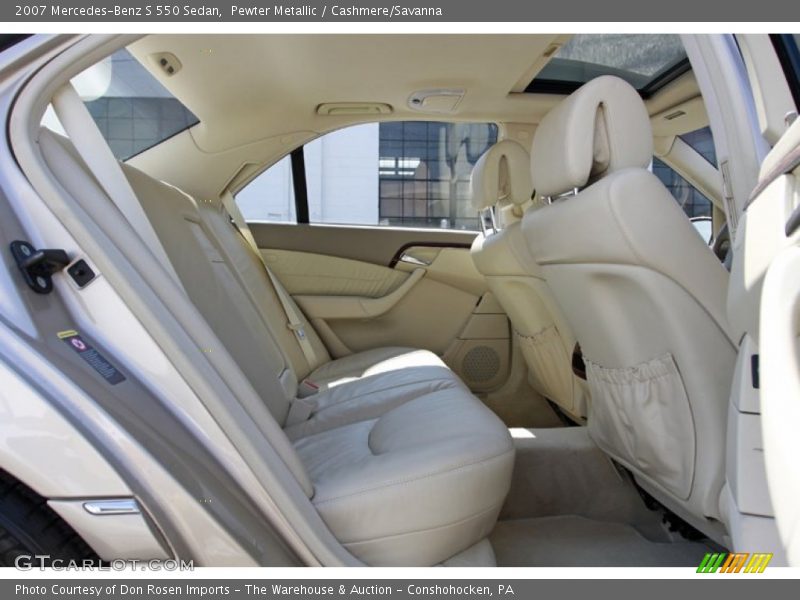 Pewter Metallic / Cashmere/Savanna 2007 Mercedes-Benz S 550 Sedan