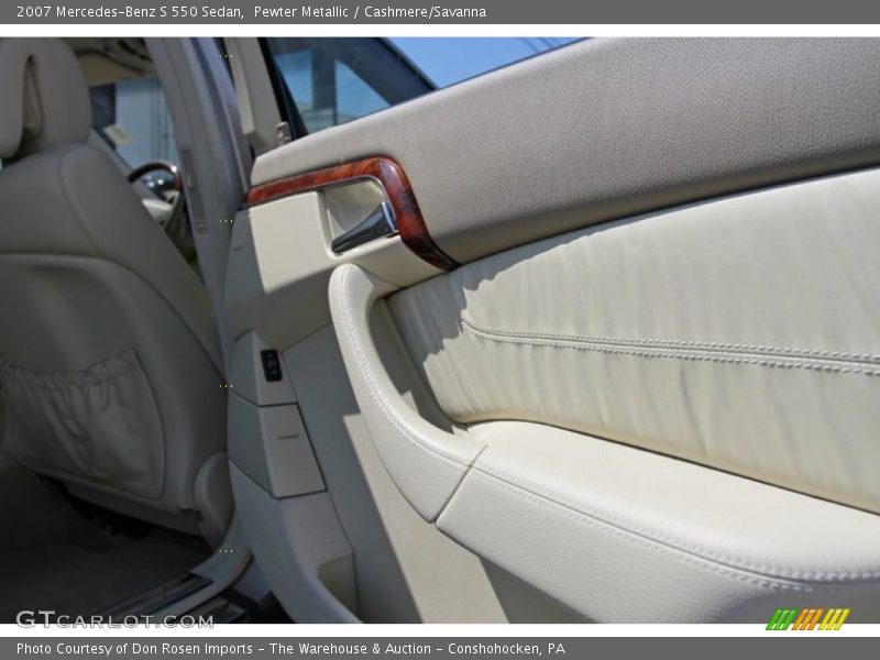 Pewter Metallic / Cashmere/Savanna 2007 Mercedes-Benz S 550 Sedan