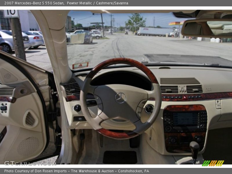 Pewter Metallic / Cashmere/Savanna 2007 Mercedes-Benz S 550 Sedan