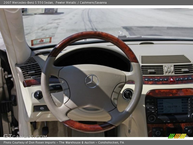 Pewter Metallic / Cashmere/Savanna 2007 Mercedes-Benz S 550 Sedan