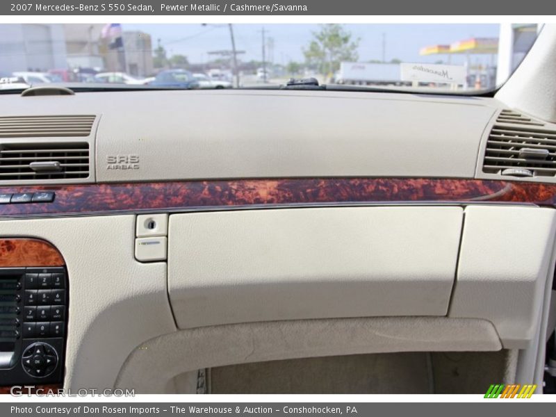Pewter Metallic / Cashmere/Savanna 2007 Mercedes-Benz S 550 Sedan