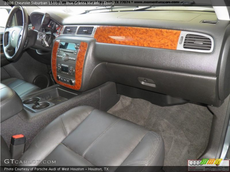 Blue Granite Metallic / Ebony 2008 Chevrolet Suburban 1500 LT